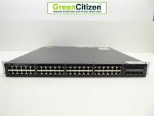 Cisco WS-C3650-48FD-S V03 48-Port PoE+ Gigabit Ethernet Switch 2x 10G SFP Uplink picture