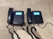 (2) Polycom 2200-46161-025 VVX 310 IP VOIP 6 Line SIP Telephone POE (Grade A/B) picture