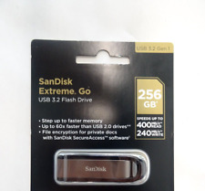SanDisk 256GB Extreme Go USB 3.2 Flash Drive - SDCZ810-256G-A46 picture
