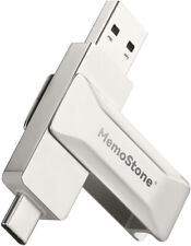 New - KingSpec External SSD 256GB, Up to 550MB/s, USB Flash Drive 2-in-1 picture