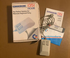 Vtg Commodore 2 Button 1351 Mouse UNTESTED w/Box, User Guide, Utility Disk picture