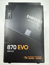Samsung 870 EVO 1TB, 2.5 inch Internal SSD - ‎MZ-77E1T0B/AM, open,  picture