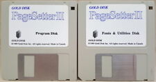 PageSetter II ©1989 Gold Disk DTP Desktop Publishing for Commodore Amiga DISKS picture