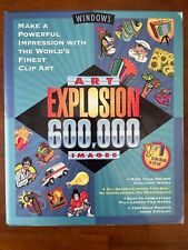 Art Explosion 600,000 Images Royalty Free Clip Art Vintage Computer software picture
