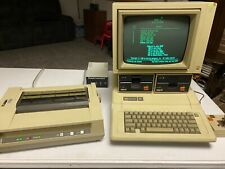 Vintage Apple IIe 128k Computer System Complete w/ RamUp Board, Software picture