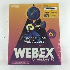 SEALED WEBEX For Windows 95 Traveling Software New Vintage classic Brand New picture