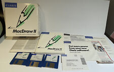 Vintage 1989 Claris MacDraw II For Apple MacintoshÂ With Guide and Box picture