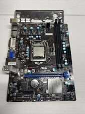 MSI H61M-P31 (G3)Desktop Motherboard With CPU G860 And I/O Shield picture