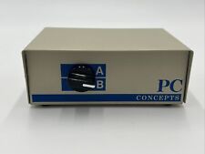 Vintage, PC Concepts A/B Data Transfer Switch Metal Box, 41622 picture