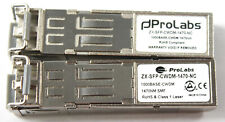 Lot of 2 ProLabs  ZX-SFP-CWDM-1470-NC 1000BASE-CWDM 1470nm SMF Transceiver picture
