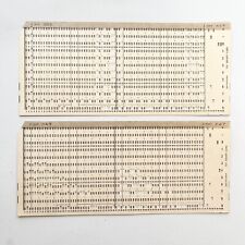 IBM 700 Series 704 Binary Data Punch Cards Mainframe Computer Processing 1950s picture
