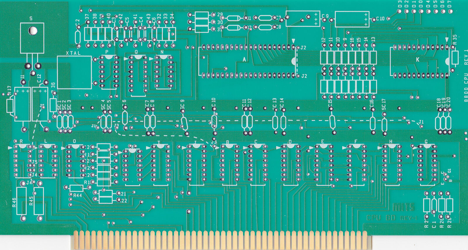 Altair MITS 8800 CPU Card 8080A S-100 S100 replica IMSAI CP/M 