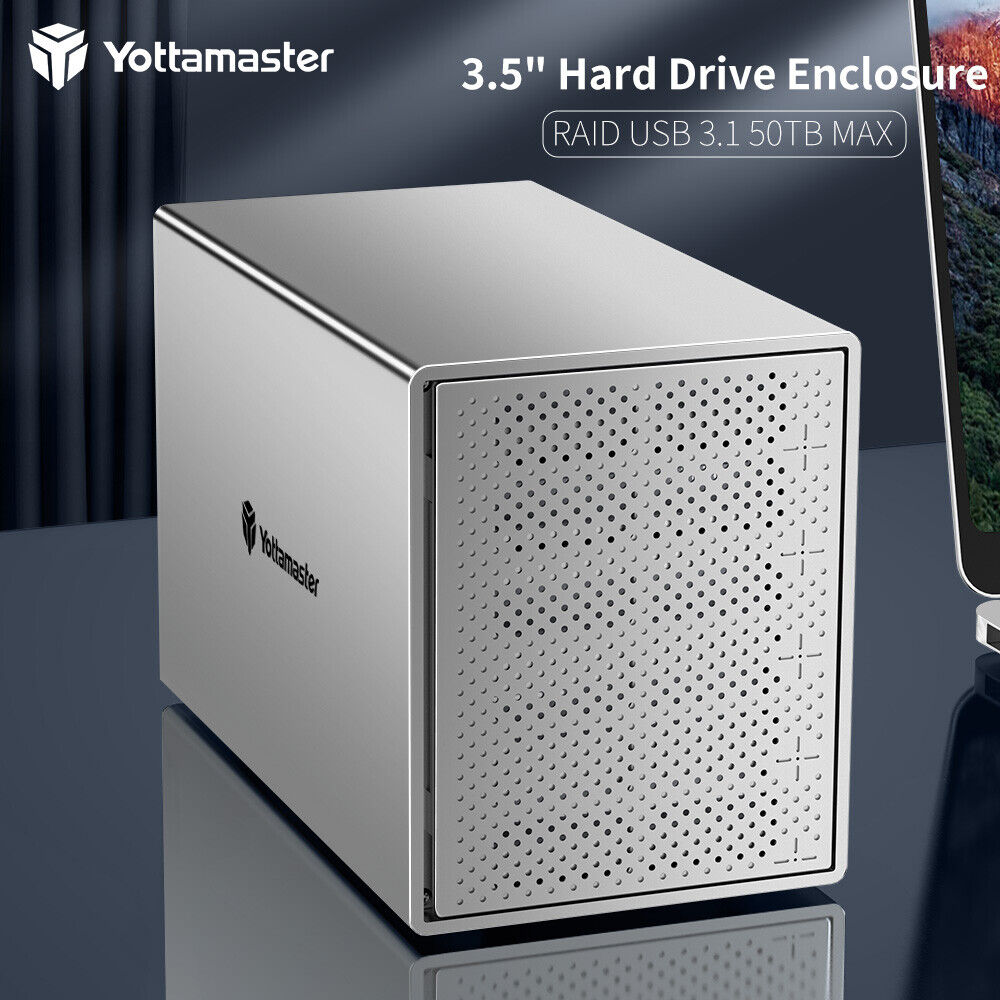 5 Bay RAID External Hard Drive Enclosure 80TB For 2.5\