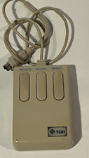 Vintage Sun Mouse 370-1170-01 401162-035/D  3-button mini din Mouse picture