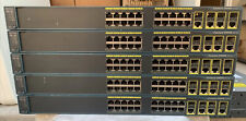 LOT OF 5 Cisco Catalyst 2960G 24-Port Gigabit Switch WS-C2960G-24TC-L picture