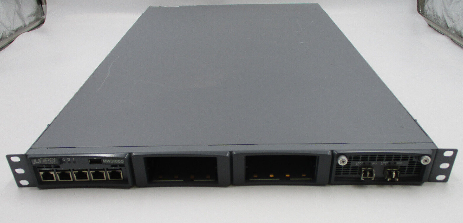 Juniper Networks MWS1000 Mykonos Web Security Appliance no Storage Drives Tested