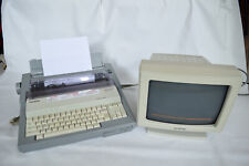 Vintage Brother Word Processor WP-3400 and CT-1050 Monitor Tested picture