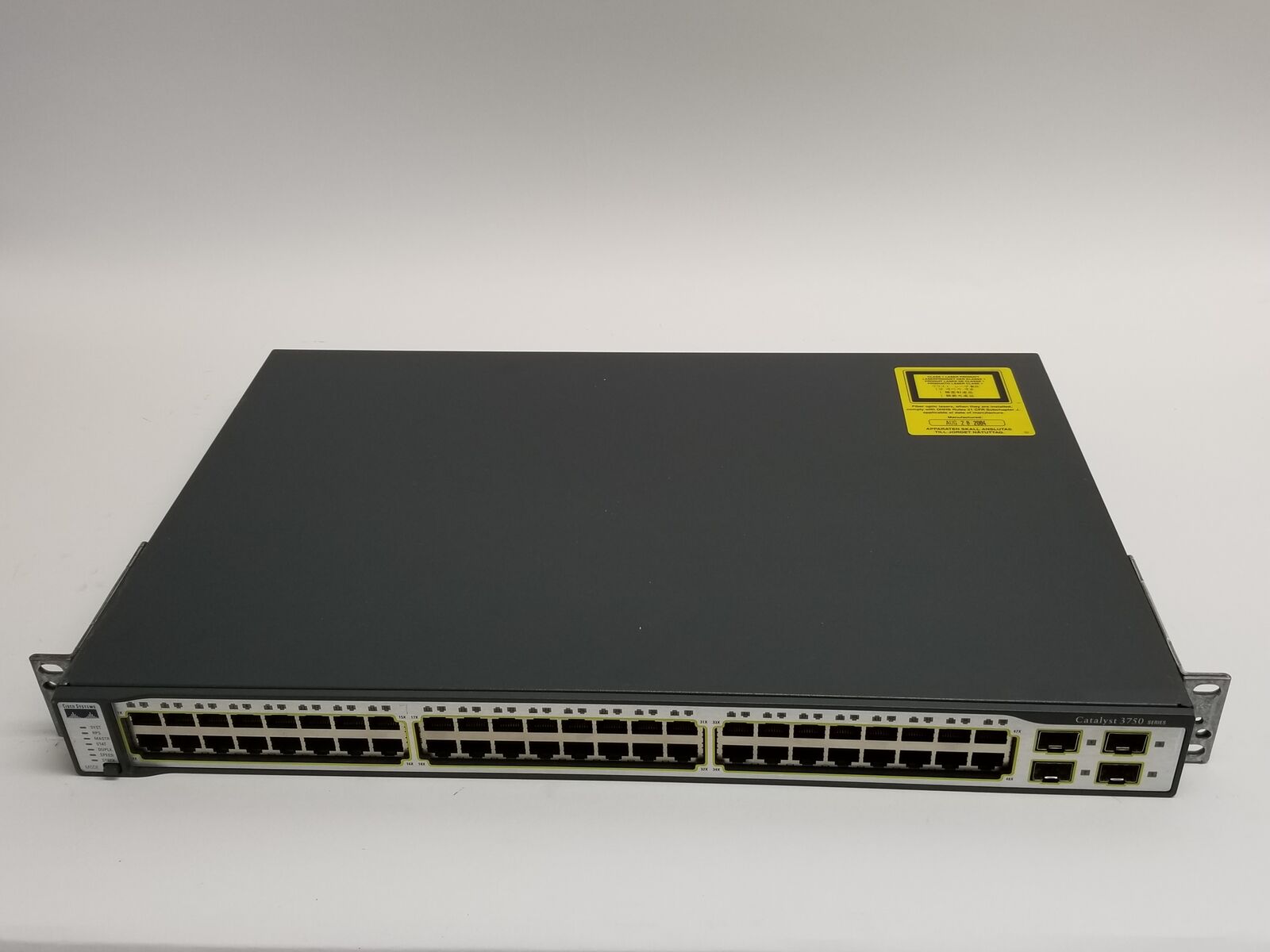 Cisco Catalyst 3750 WS-C3750-48TS-S 48-Port Fast Managed Ethernet Switch