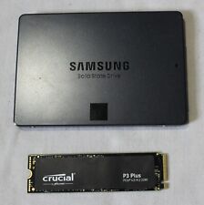 (Lot of 2) Samsung 2TB 870 QVO SSD & Crucial 1TB M.2 picture