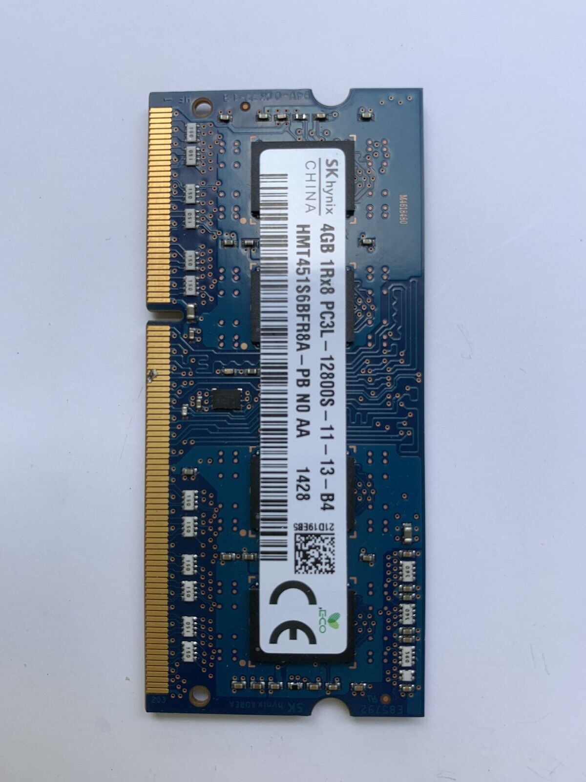 SK Hynix 4 GB 1Rx8 PC3L-12800S-11-12-B4. Laptop Memory. Ram.SODIMM