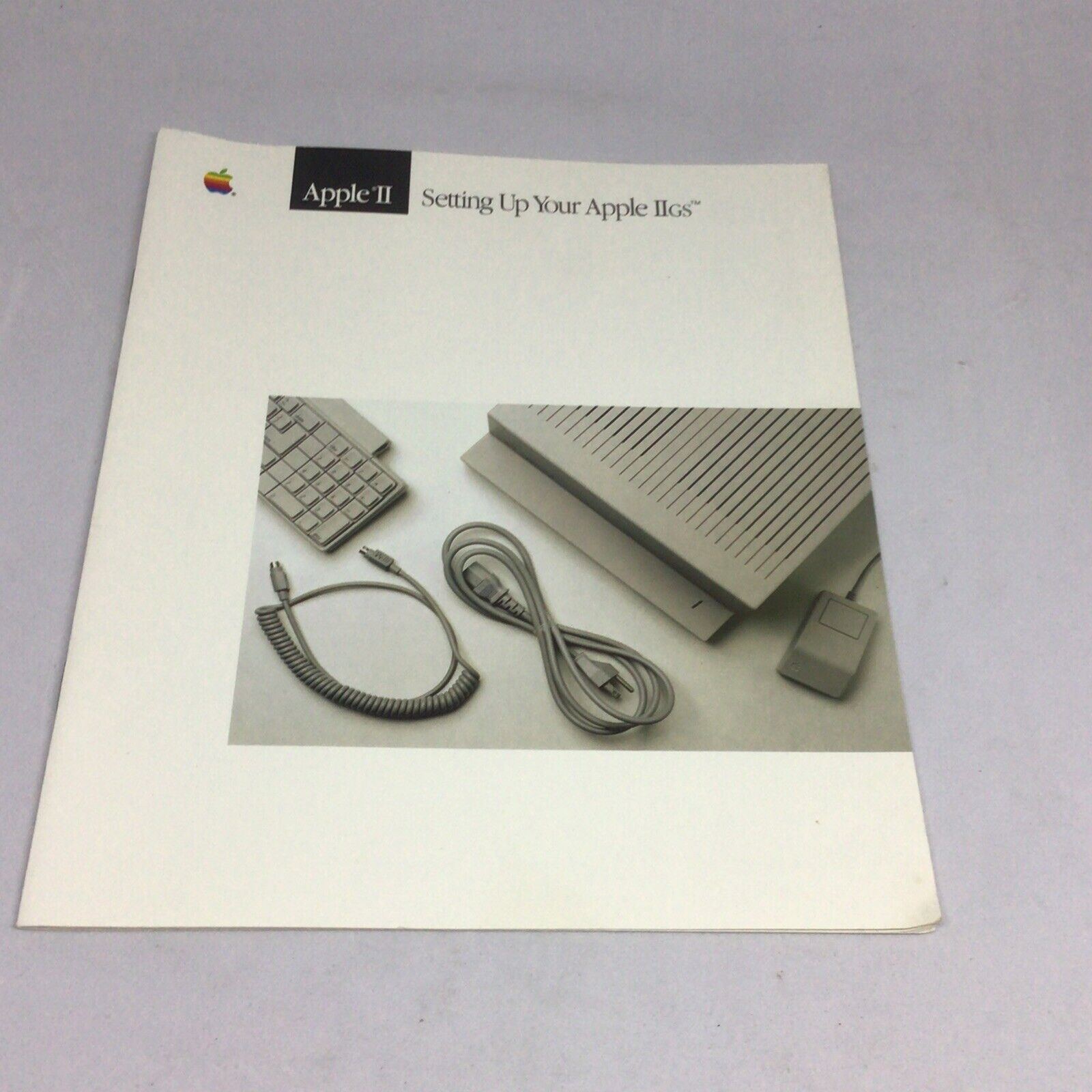 Vintage 1986 Apple IIGS Set Up Manual