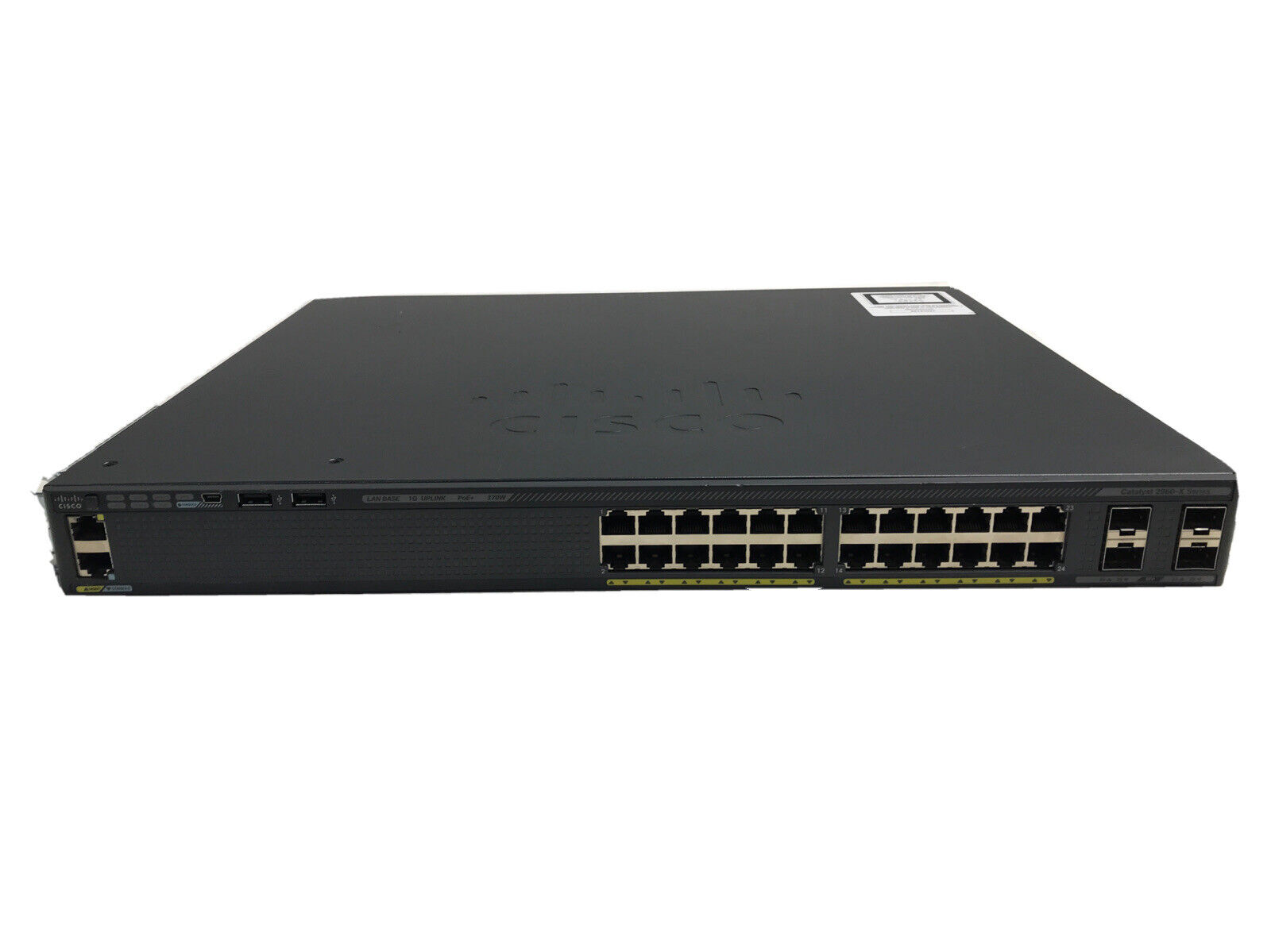 Cisco Catalyst WS-C2960X-24PS-L V02 24 Port POE Gigabit Ethernet Switch + GB607