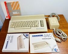 Commodore 64c Computer  Powers ON (C64c), Plus Cords, Manuals picture