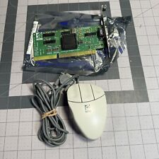 Vintage Logitech 3-Button MouseMan Serial Mouse and I/O PnP Controller 1995 picture