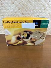 Locking Multimedia Box AT&T Computer Accessories No Key 1998 Vintage picture