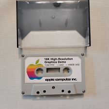 Apple II Vintage 16K High-Resolution Graphics Demo Cassette Tape picture