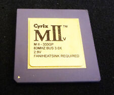 Vintage Cyrix MII-333GP 83MHz Bus 3X 2.9V CPU ICs For PC Computer picture