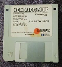 RARE VINTAGE Colorado Backup Tape Drive Utility Ver 4.70 DOS Driver Software Win picture