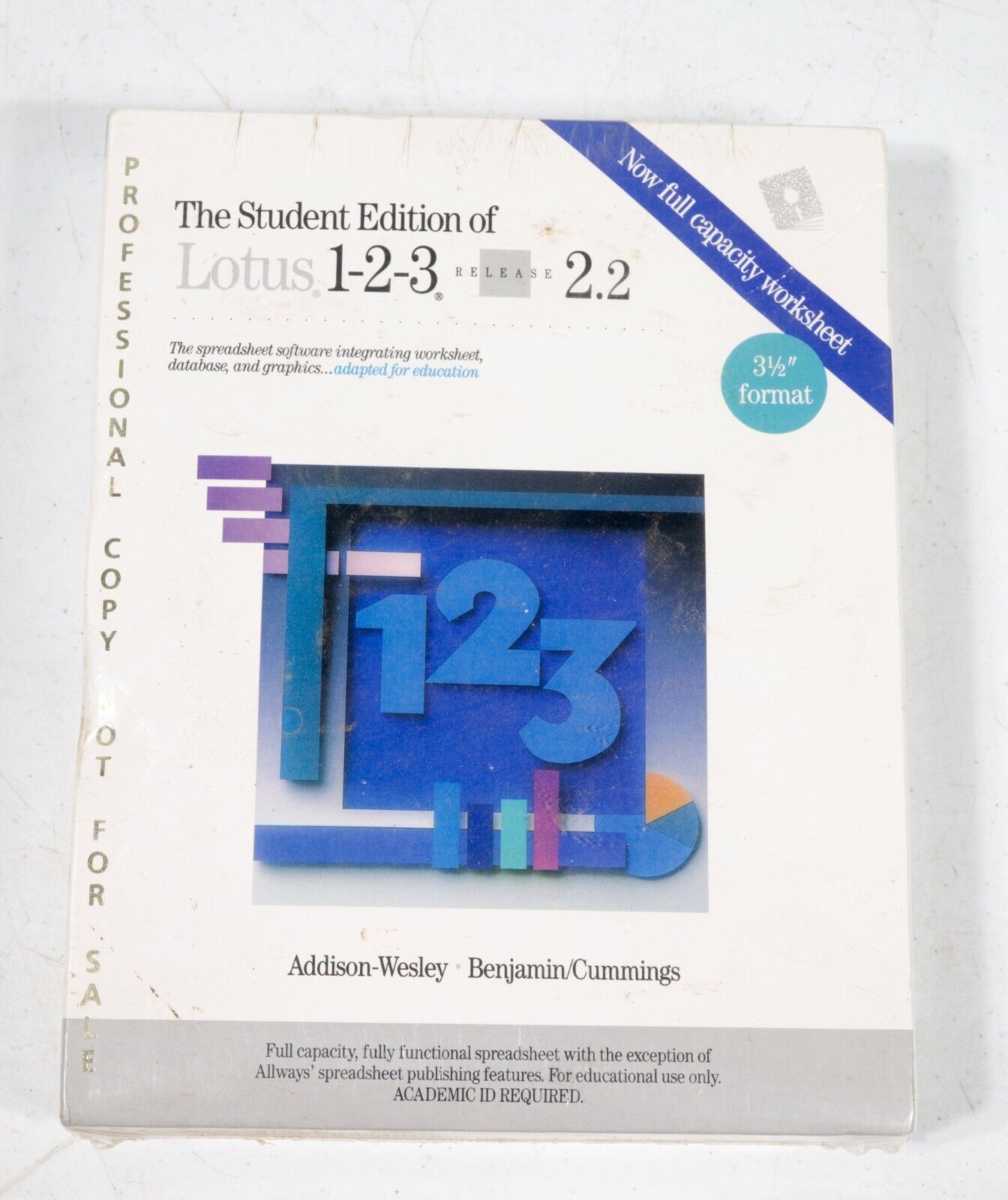 Vintage Lotus 123 Student Edition version 2.2 NEW NOS ST533B02