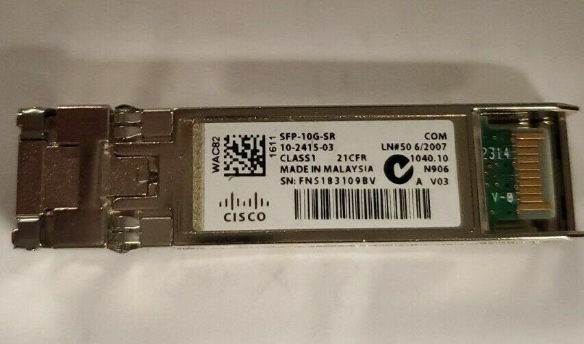 Genuine Cisco SFP-10G-SR  TRANSCEIVERS -   VERSION CAN BE VARIED