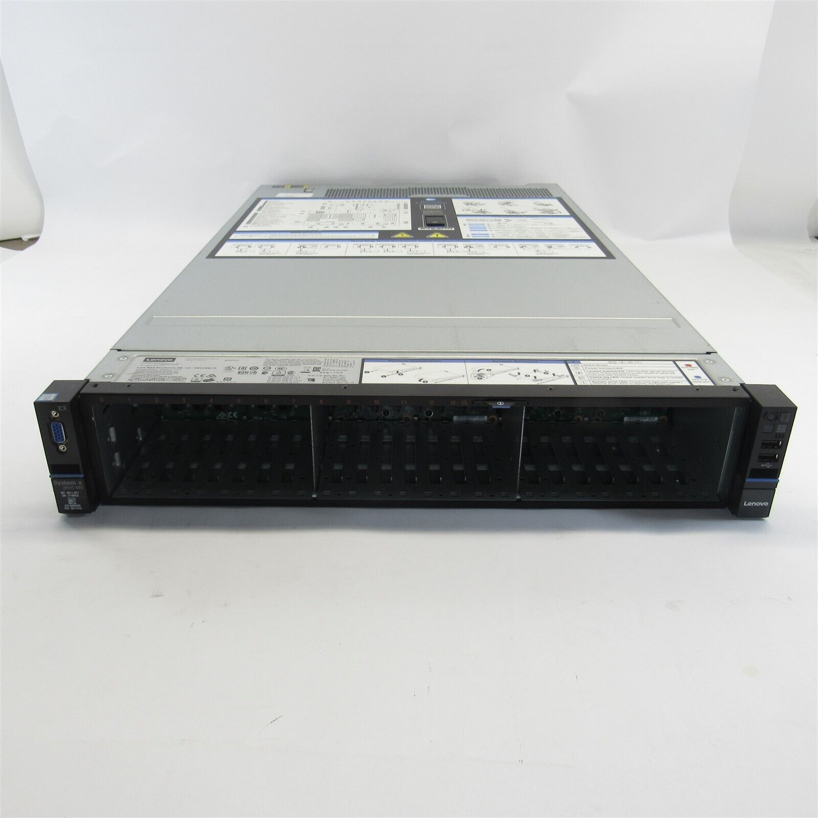 IBM x3650 M5 SFF 24 Bay 1x Xeon E5-2620v4 16GB RAM ServeRAID M5210 2x 900W
