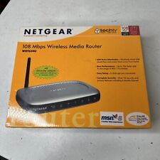 Netgear WGT634U 108 Mbps 4-Port 10/100 Wireless G Router Win 98 Vintage PC **NEW picture