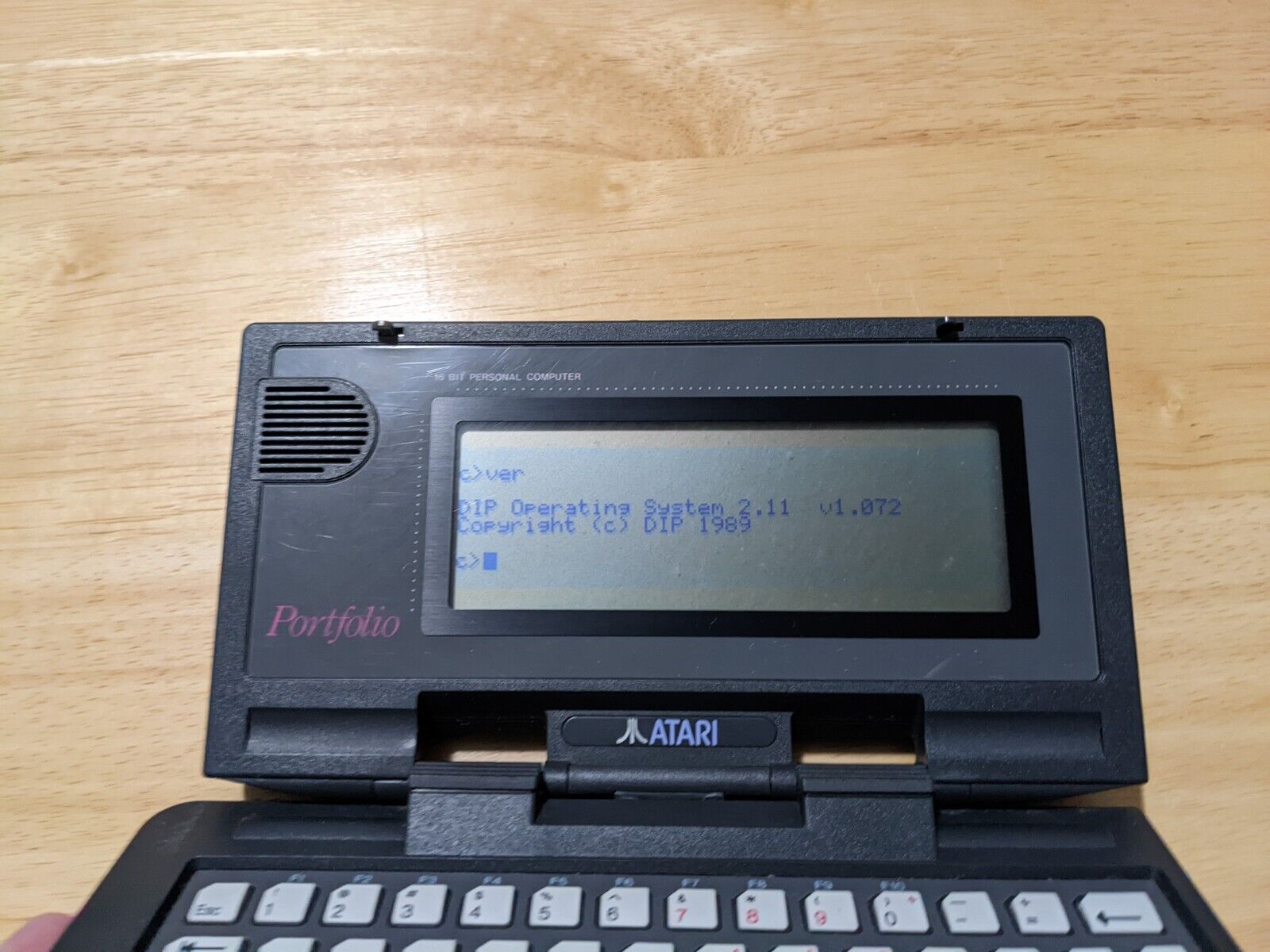 Atari Portfolio HPC-004 Working with boxed Parallel Interface, Memory card