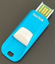 SanDisk Cruzer Edge 16GB Travel Flash Drive, USB 2.0, Blue - Used picture