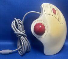 Logitech TrackMan Marble + Wheel USB Computer Mouse PC PS/2 Vintage TESTED picture