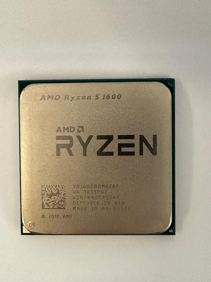 ** AMD Ryzen 5 1600 CPU Processor - Refurbished  **