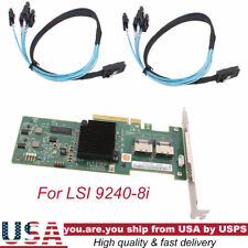 For LSI 9240-8i 6Gbps SAS Raid Card ZFS FreeNAS unRAID 2SFF SATA RAID Controller picture