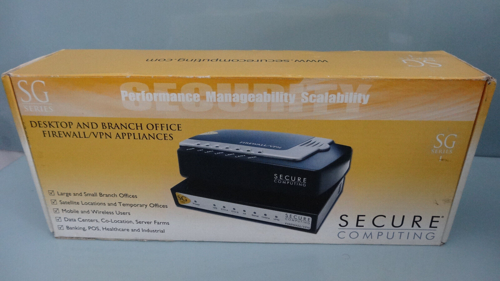 Secure Computing SG300-12-US SnapGear SG300 Network Gateway Security NEW