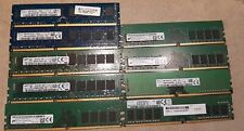 Lot Of (9) 8gb Desktop RAM PC4 DDR4 *Assorted Brands*  picture
