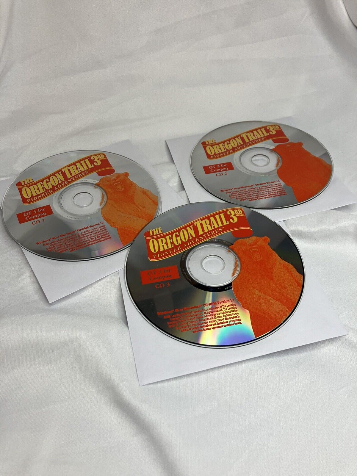 Vintage The Oregon trail 3rd edition 3 CD PC game windows 95