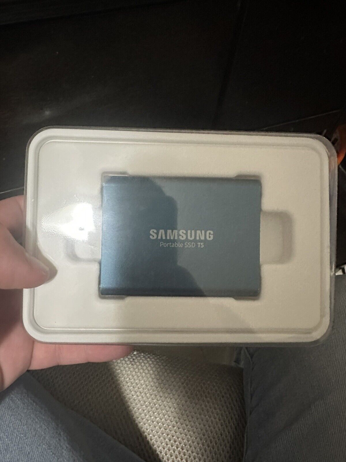 Samsung T5 Portable SSD 500GB  MU-PA500R Used Tested Blue