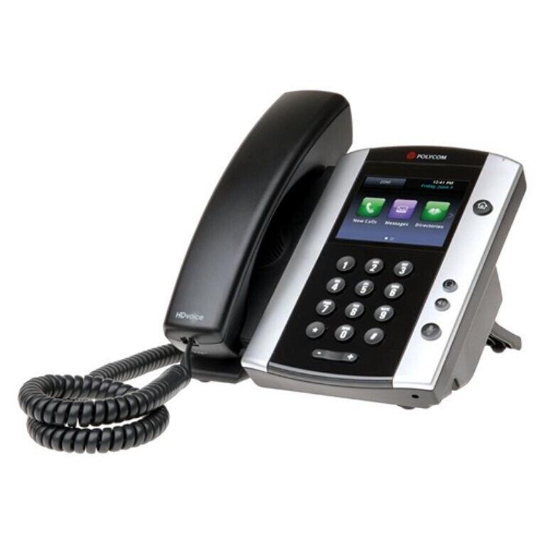 Business Media Phone Polycom VVX VoIP 300 500 311 PoE Line Black CCX VOIP