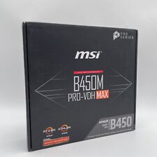 MSI B450M PRO-VDH Max ProSeries AMD AM4 M.2 DDR4 Micro-ATX Motherboard picture