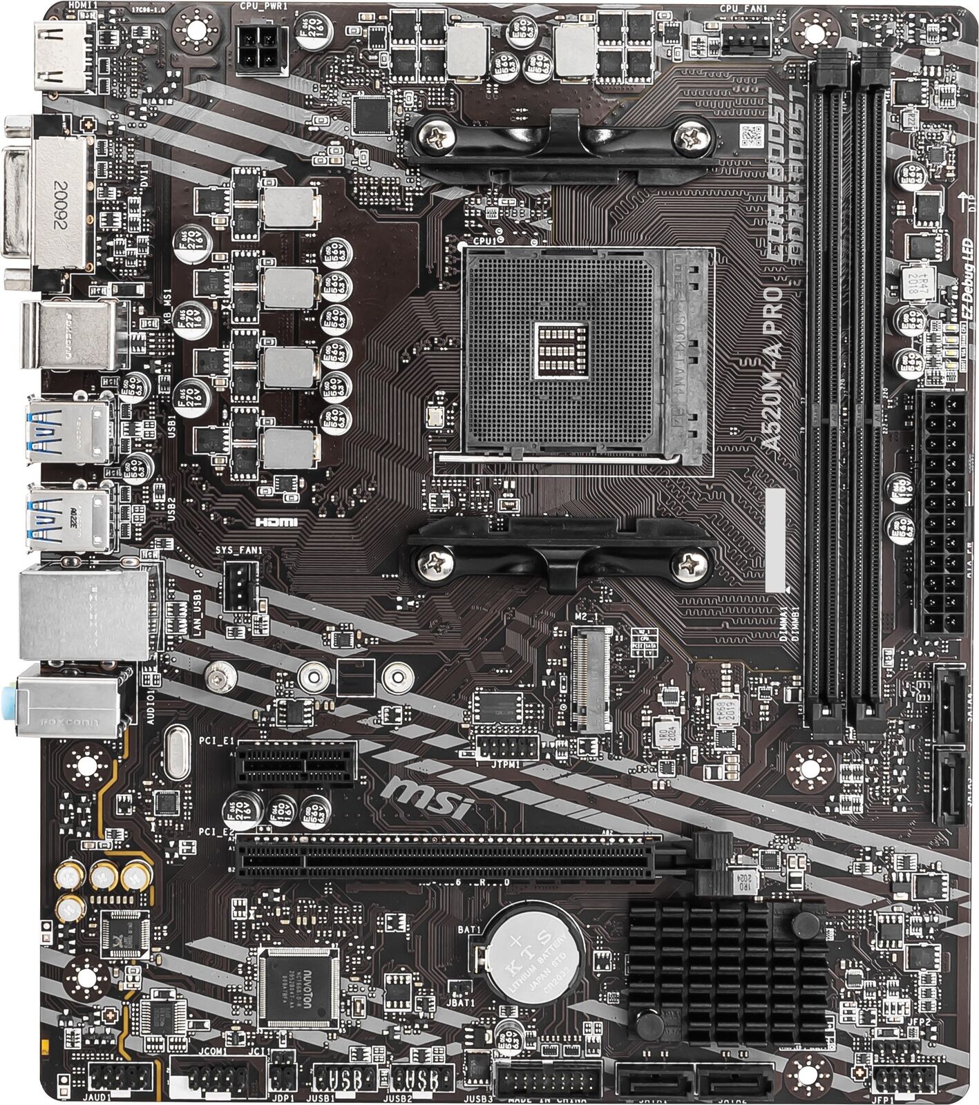 [REFURBISHED] MSI A520M-A PRO AM4 AMD A520 USB3.2 Gen1 Micro-ATX Motherboard