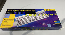 VINTAGE MOUSE SYSTEMS CLASSIC KEYBOARD, IBM AT, PS/2 COMPATIBLE New Open Box picture