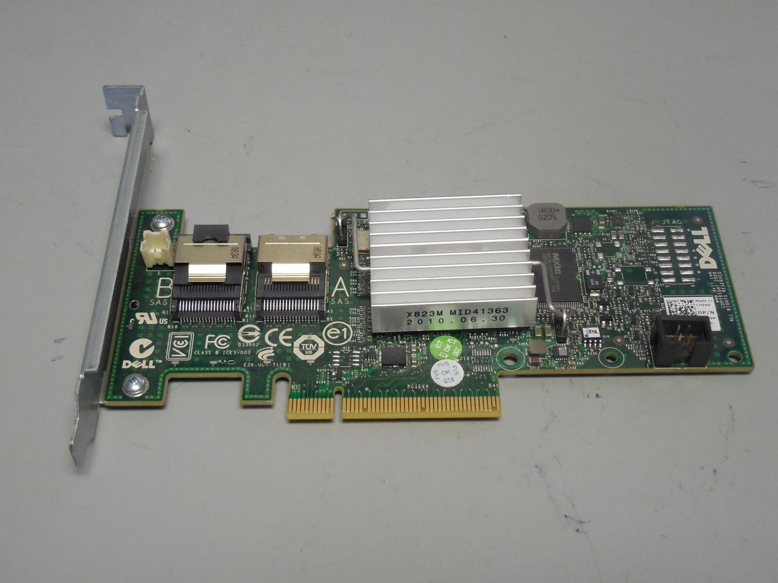 DELL U039M PERC H200 6GB PCI-EXPRESS SAS RAID CONTROLLER CARD